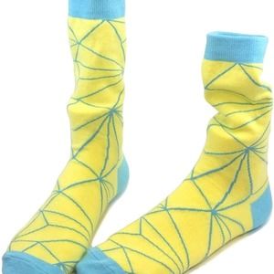 Hipoka Yellow and Blue Lines Socks!